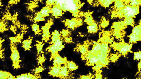 patrón de fluido amarillo y verde abstracto