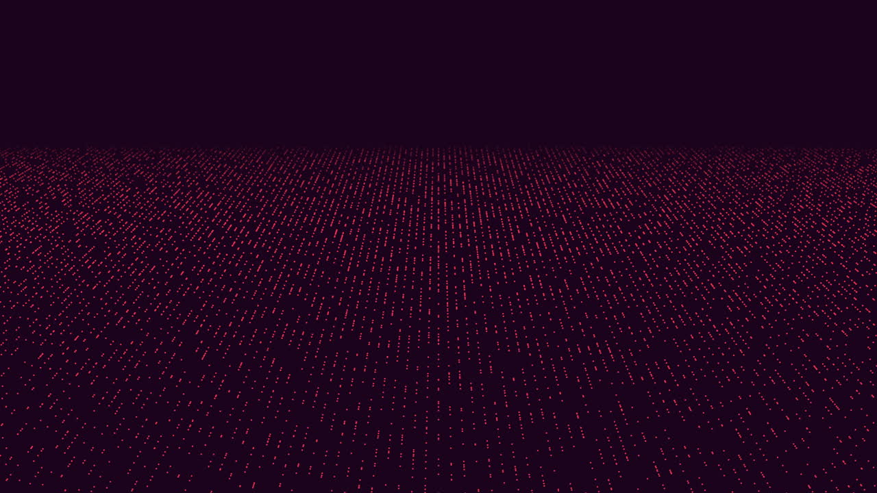 Neon abstract audio waves pattern on black gradient