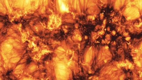 Textura-Realista-De-La-Superficie-Del-Sol-Con-Erupciones-Solares