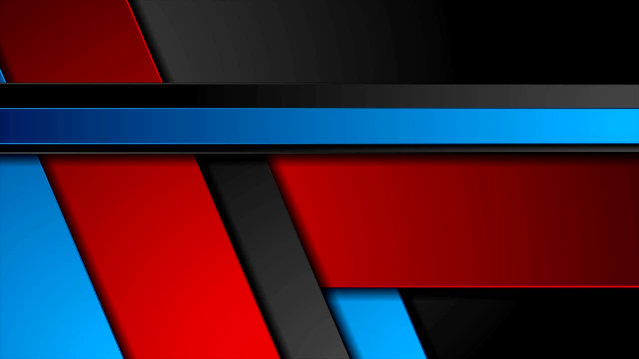 rayas geométricas azules y rojas fondo de movimiento corporativo abstracto