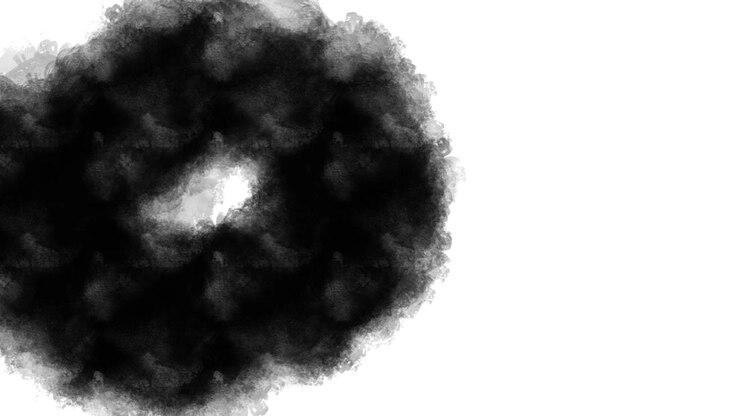 animazione di linee disegnate a mano scarabocchiate in bianco e nero
