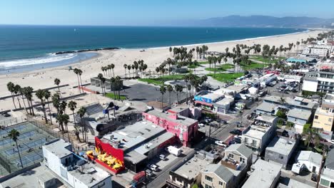 playa de venecia en los ángeles en california estados unidos