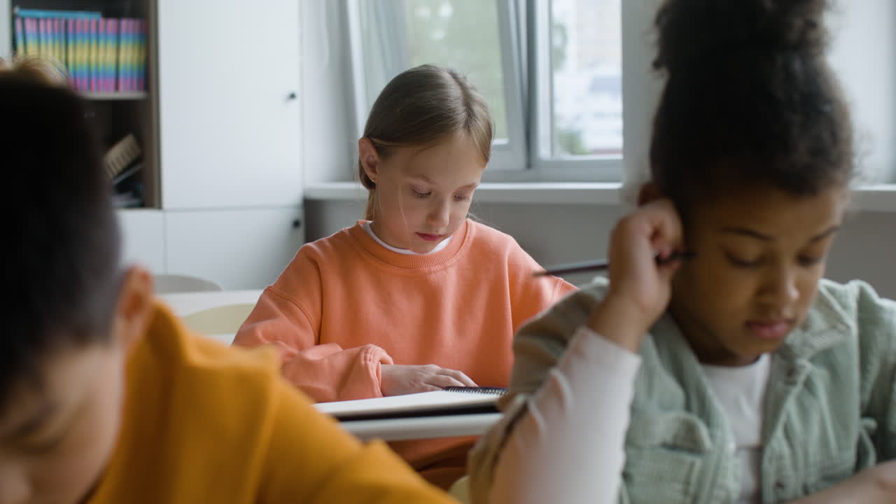 Student at the classroom.