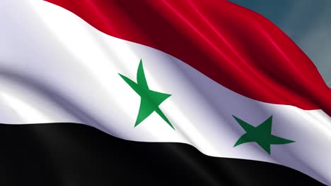 syria - flag - 4k - loop