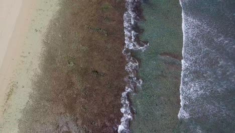 aerial: uluwatu cliffs in bali