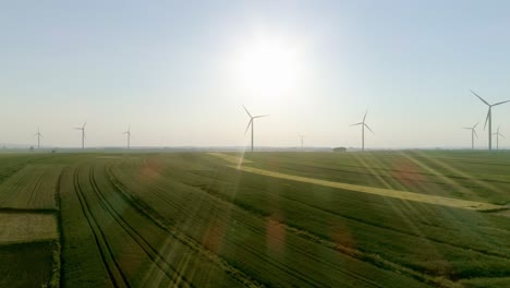 Drone-view-of-wind-turbines-on-the-field