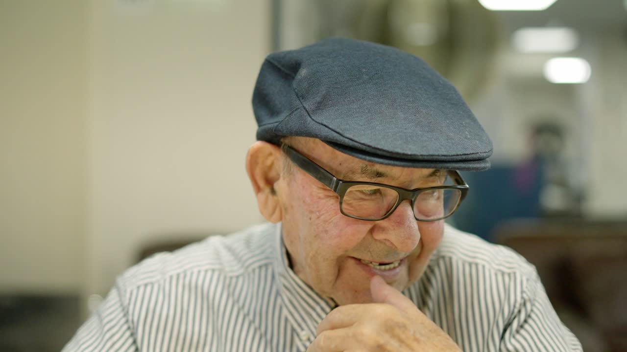 retrato de un hombre anciano