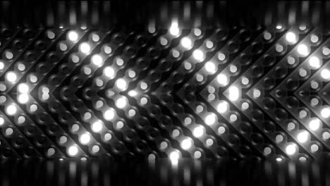 black and white led light pattern