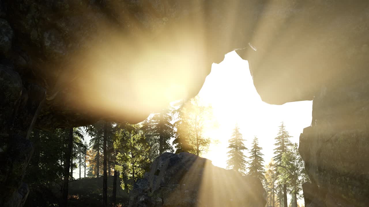 산 속 의 바위 로운 도로