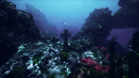 underwater graveyard scene