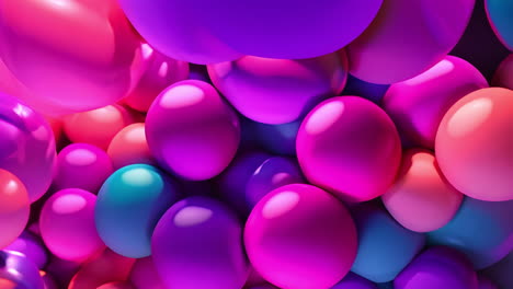 balloons in pink and blue