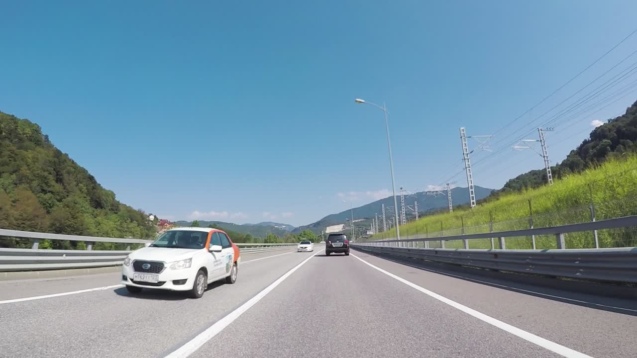 고속도로 로드 트립 뷰