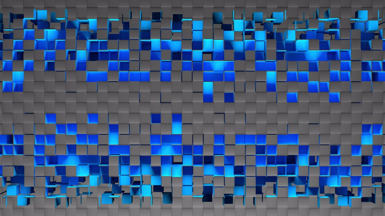 tiras abstractas de celdas de mosaico cuadradas en fondo de carbono