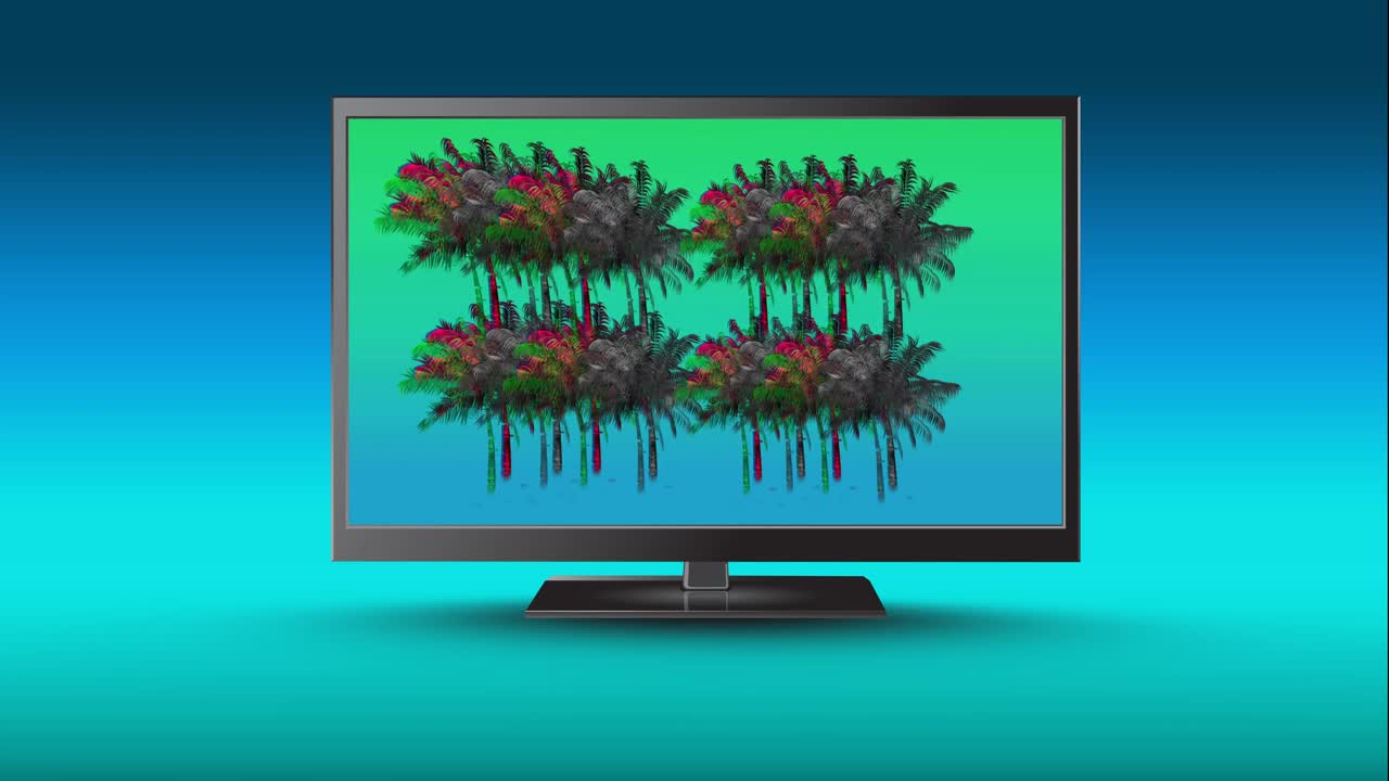 lcd 화면 4k에 있는  ⁇ 나무