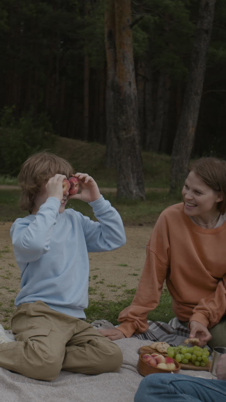 picnic familiar en el parque