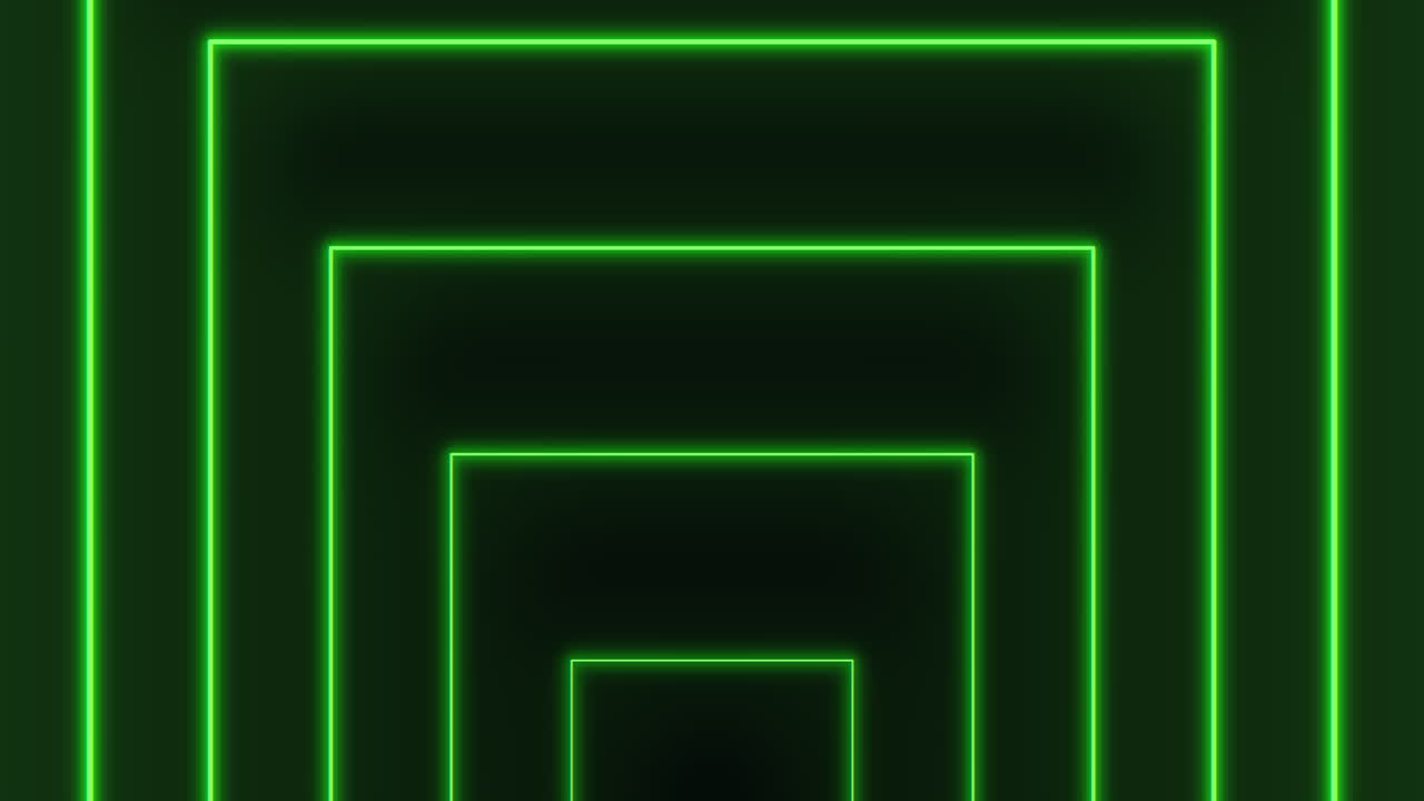 línea verde perfora cuadrado negro y verde rodeado por motivo de cuadrados más pequeños