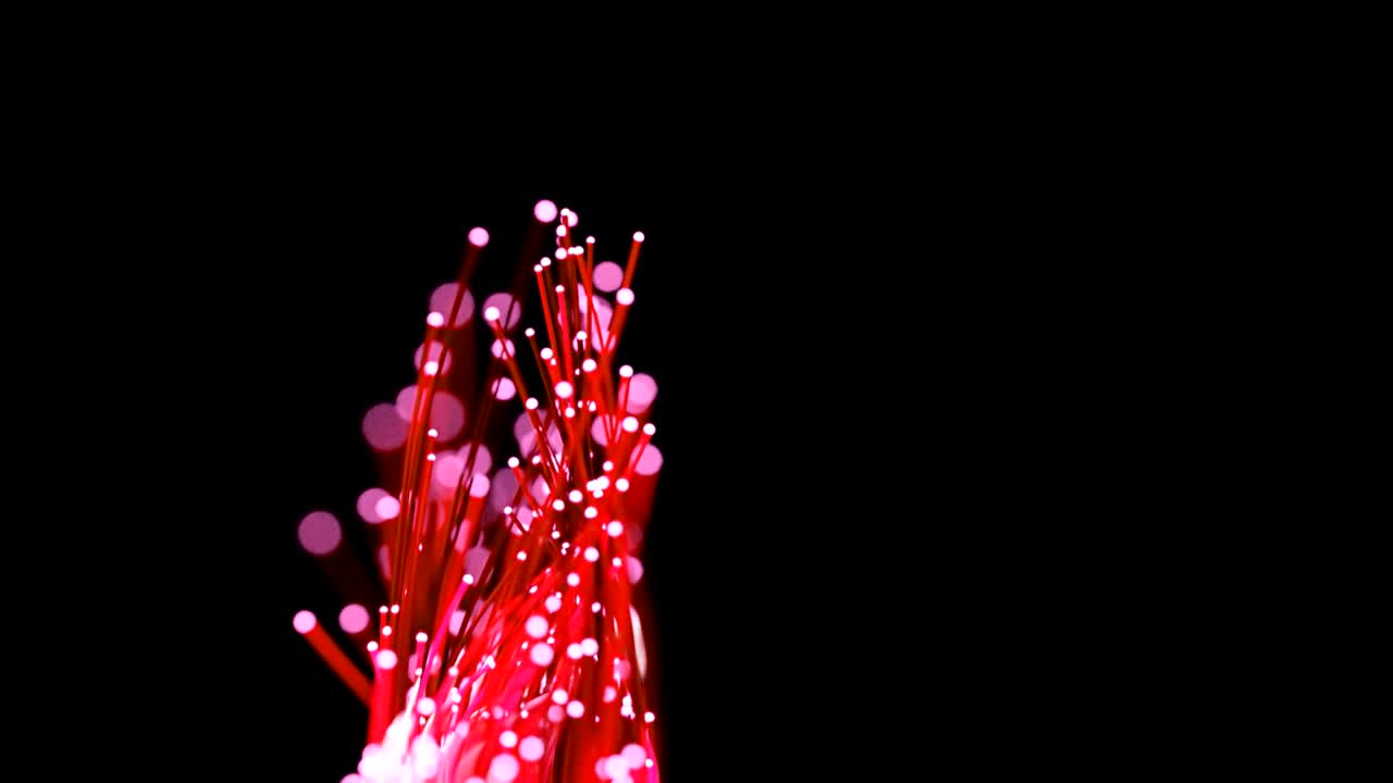 волоконно-оптический кабель, протекающий через каркас.