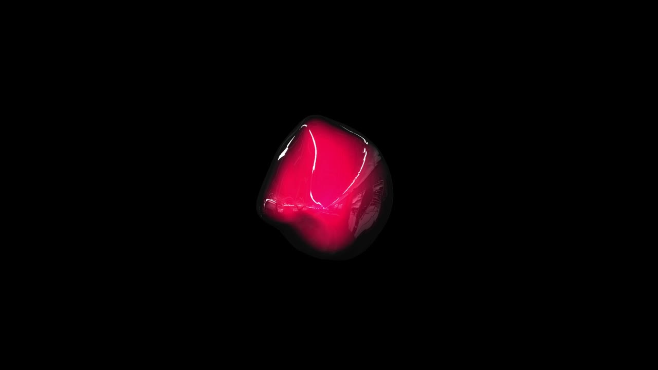 metamorphose of amorphous shape with waved surface