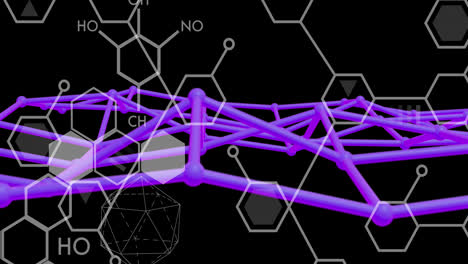 Animation-of-shapes-over-chemical-formula