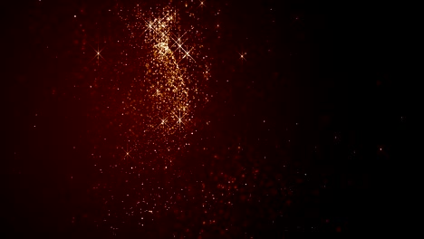 partículas de polvo abstracto luz bokeh títulos de movimiento bucle de fondo cinematográfico