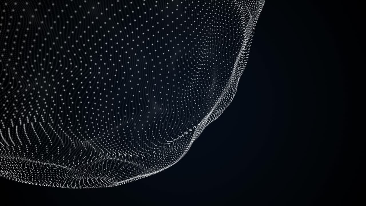 Abstract 3D Dotted Sphere