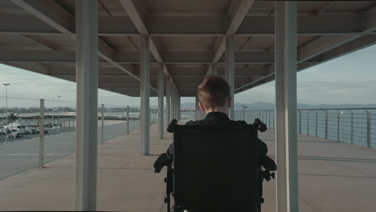 He likes to ride alone by the sea