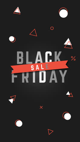 an animation of a black friday background