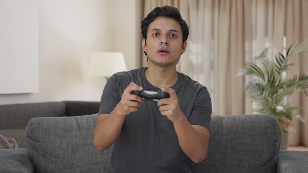 Indian man loses a match in video game