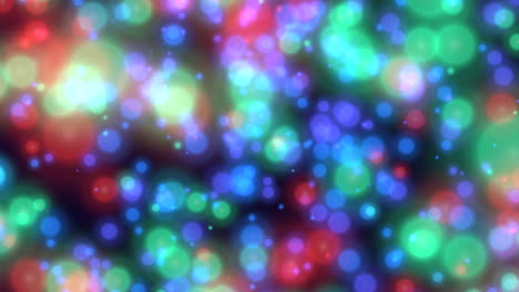 círculo de colores borrosos círculos vibrantes en patrón circular
