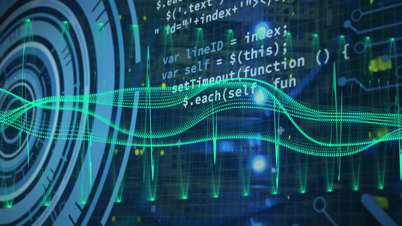 Animation of scope and ata processing over computer servers