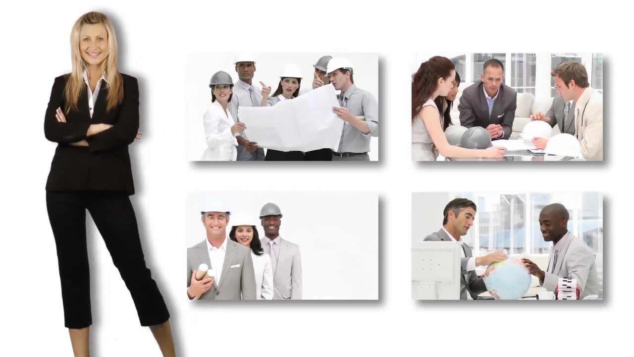 personas que trabajan duro en una empresa