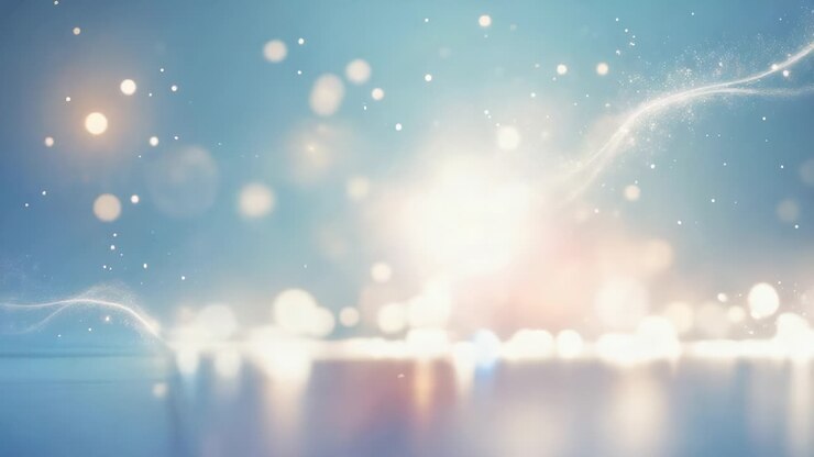 Dreamy Ethereal Abstract Light and Bokeh Background