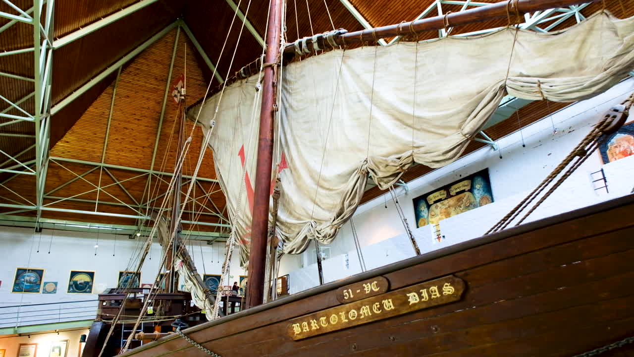 Life-size replica of Bartolomeu Dias caravel, Dias Museum, Mossel Bay