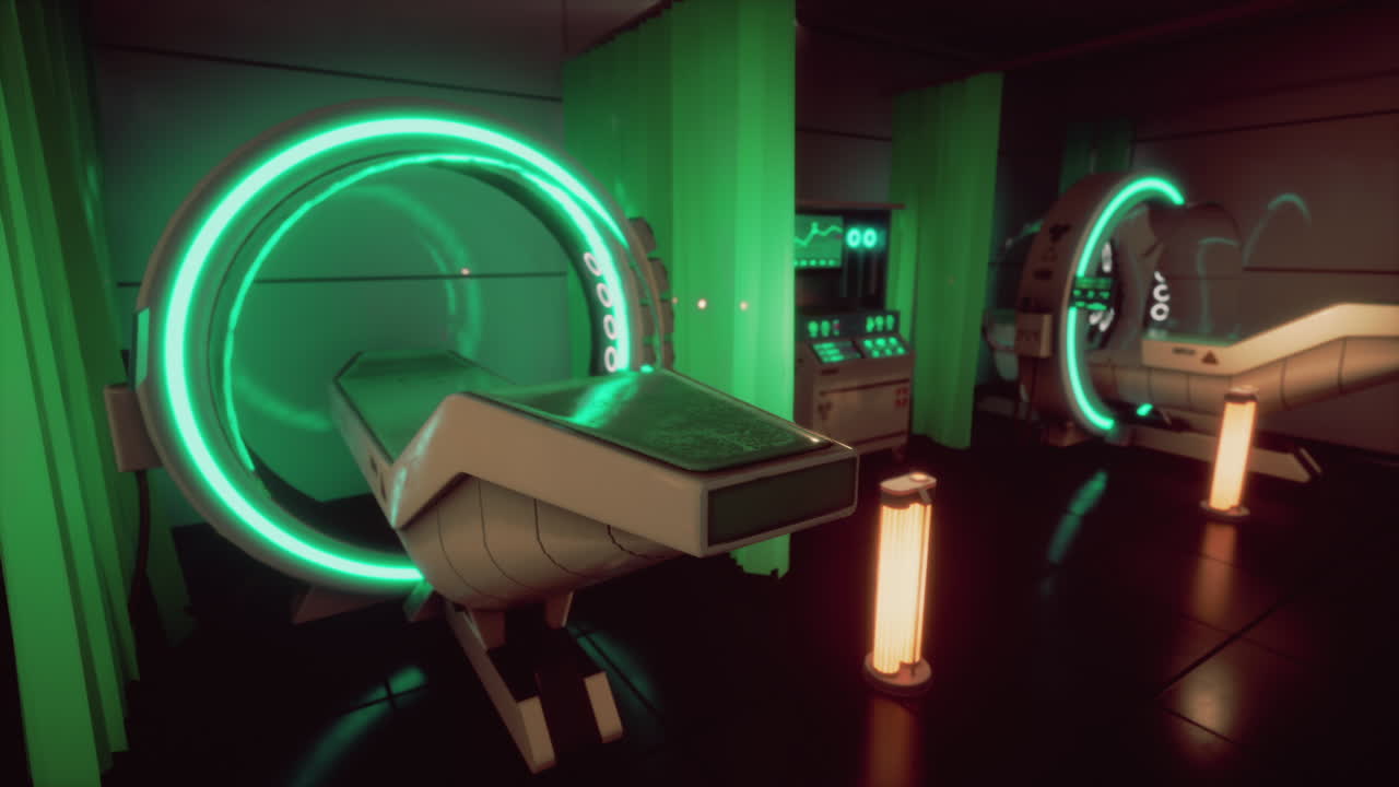 미래의 의료 스캐너 방