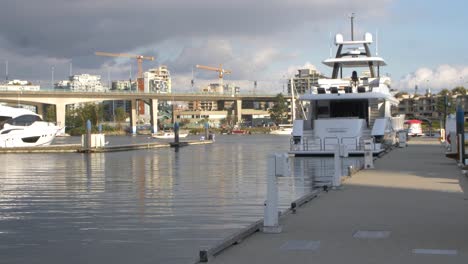 el muelle en el puerto deportivo de vancouver