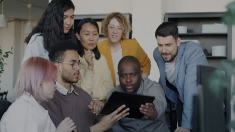 reunión del equipo de negocios