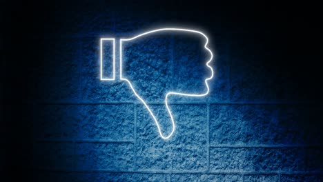 signo de corazón de neón en la pared de ladrillo 4k