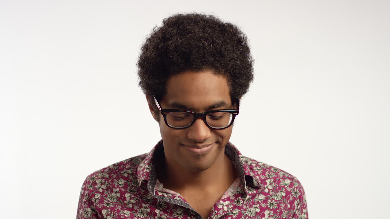 CU Young Man Drinks From a Mug