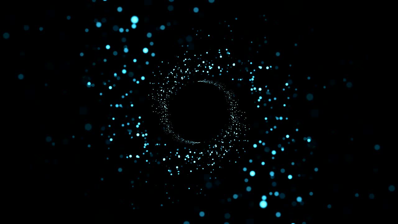 Gold Background Awards. Golden Stars. Glitter and Bokeh Particles. Loop