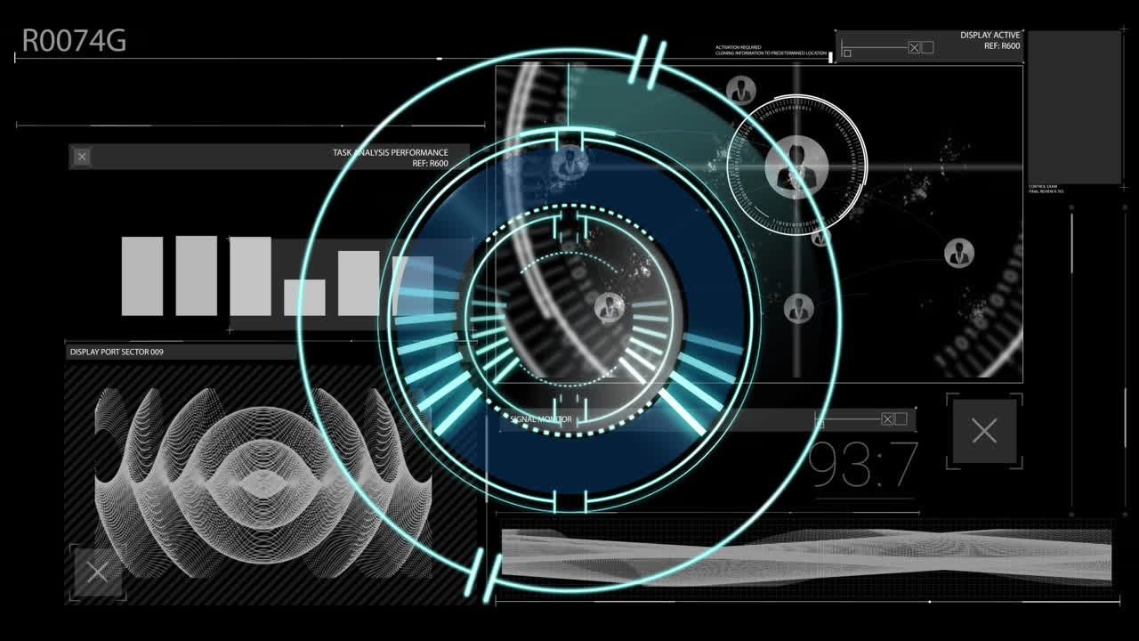 범위 스캐닝을 통한 데이터 처리 애니메이션