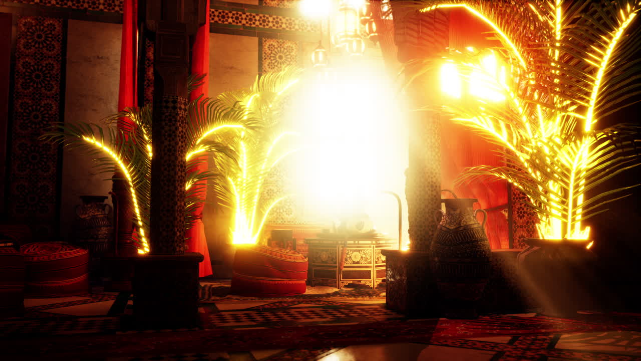 모로코 궁전 인테리어 디자인