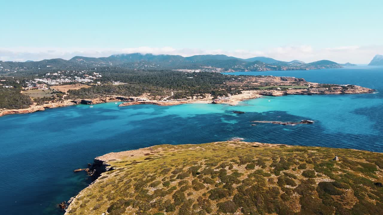 cala comte, ibiza 마을처럼 낙원을 향해 비행