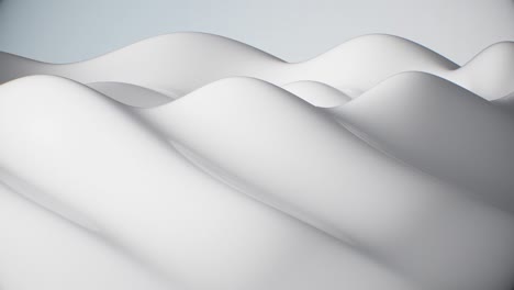 white background smoothly waves flowing animation seamles loop 4k