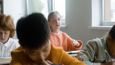 student at the classroom.