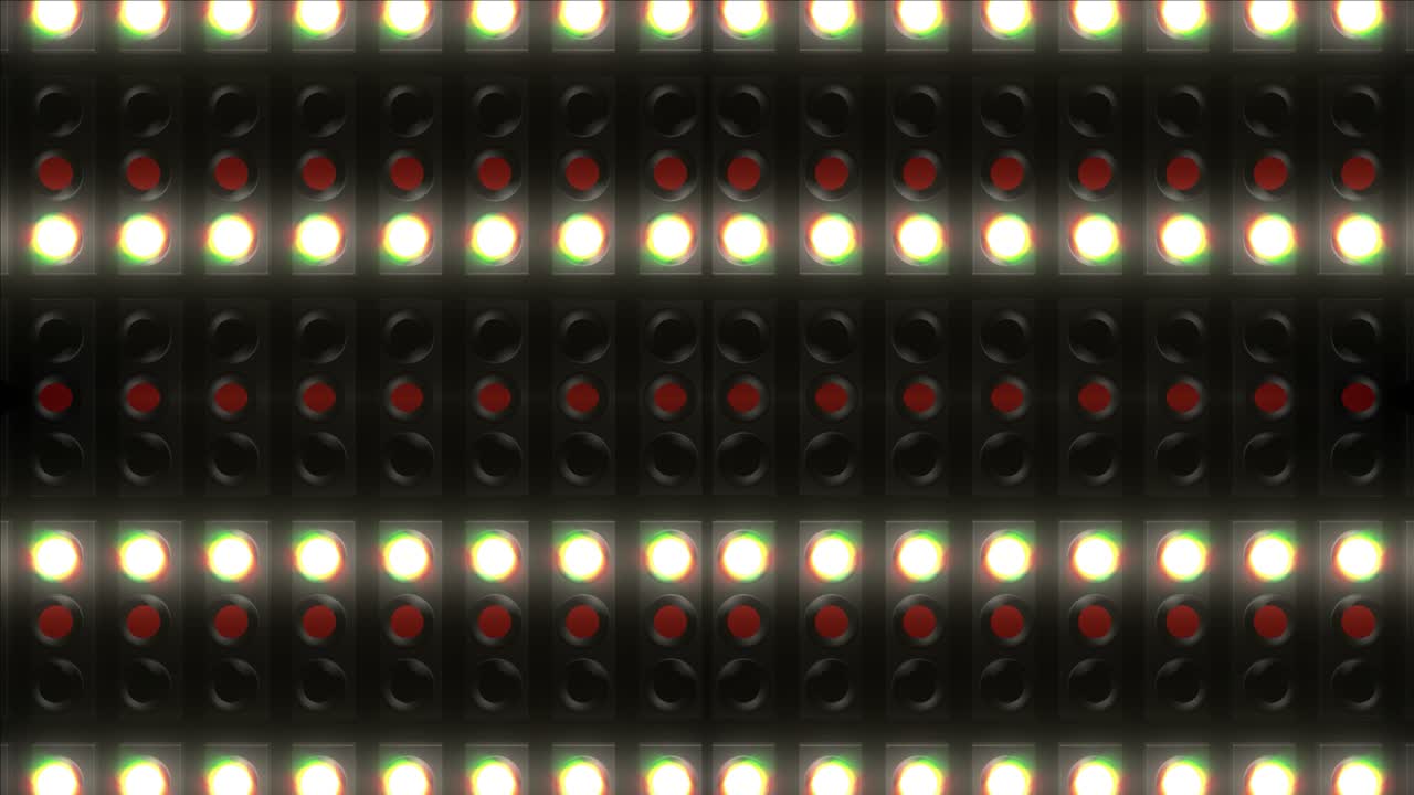 Abstract LED Display Pattern