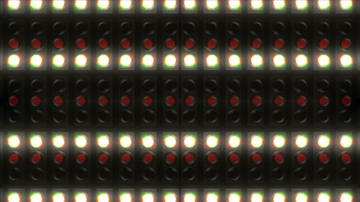 patrón de visualización de led abstracto