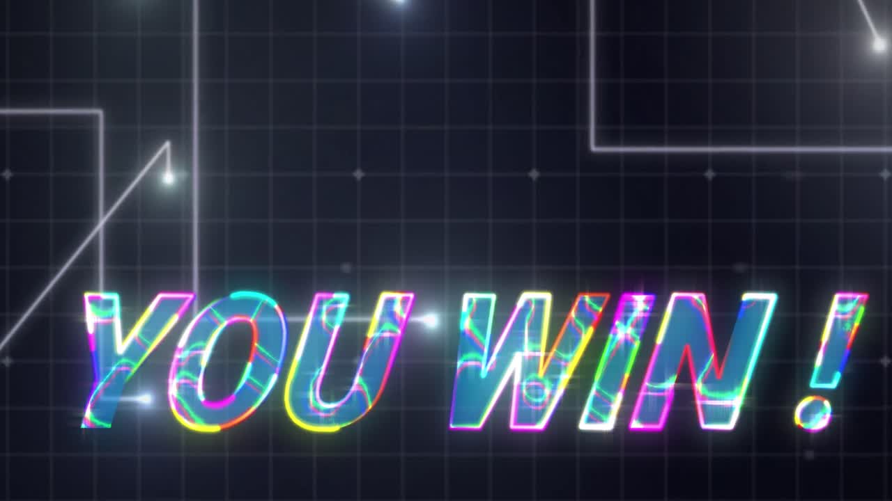 texto de inicio y fondo futurista