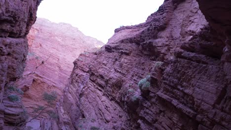 quebrada de las conchas, natural reserve and cafayate rock formations at salta, argentina