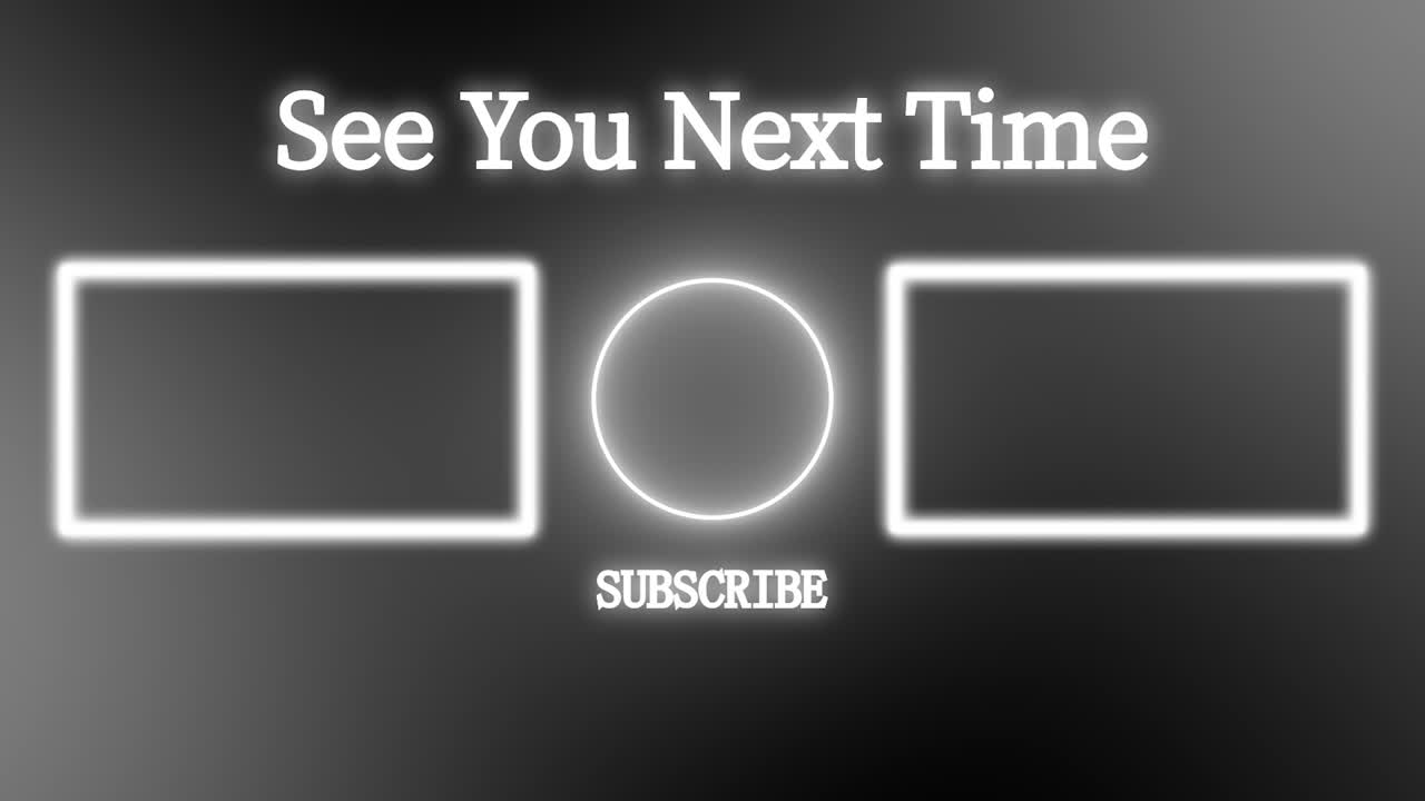 gradación simple de la tarjeta de finalización de la pantalla de finalización gráficos de movimiento