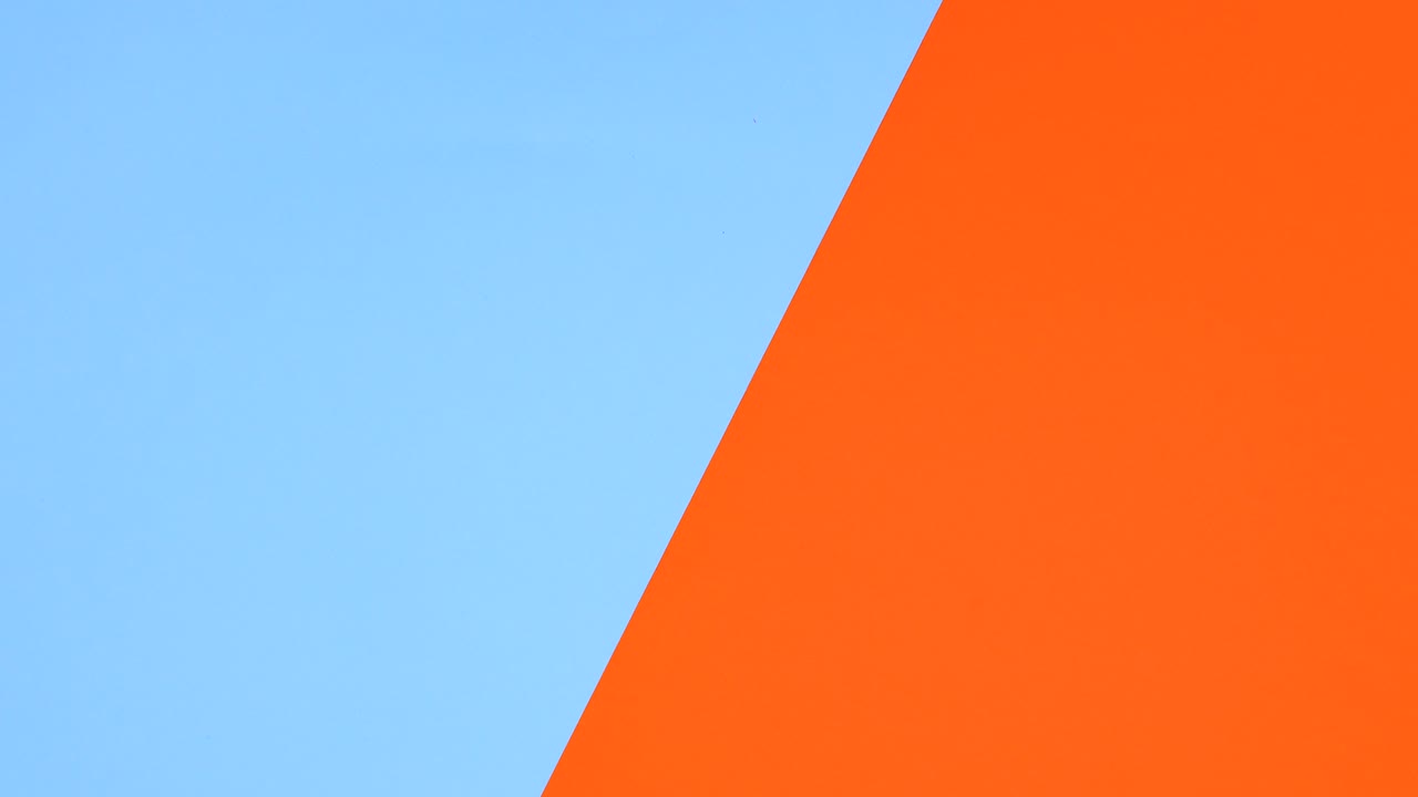 Frame for text and creepy Halloween house appear on blue orange theme. Stop motion